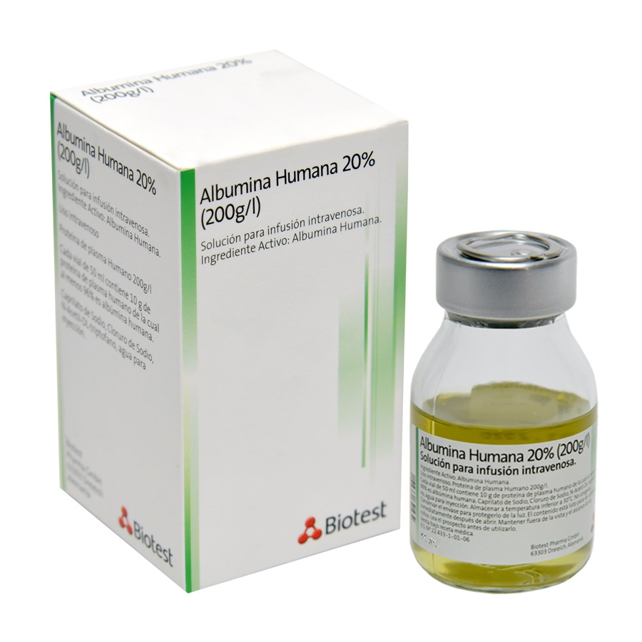 ALBUMINA HUMANA 20 (200G/L) SANUZ